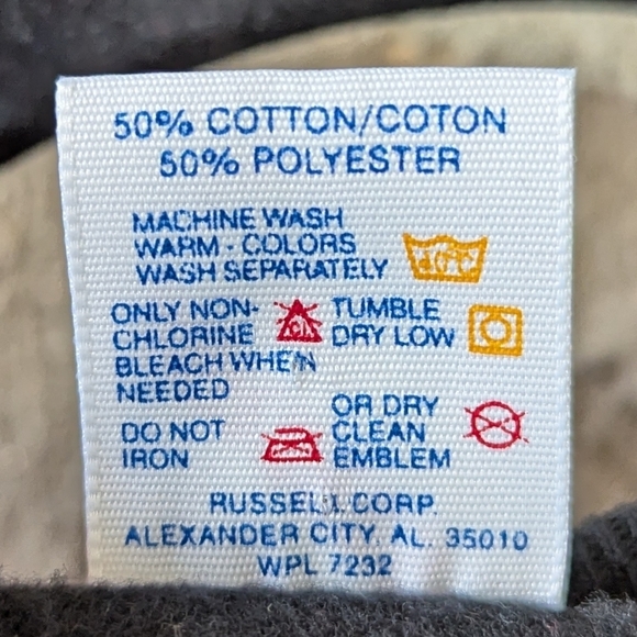 VTG 80s Jerzees Embroidered Roses Long Sleeve Crew Neck Sweatshirt Black Large - Picture 4 of 7